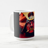 Samurai-Maske Kaffeetasse (Vorderseite Links)
