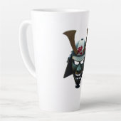 Samurai-Maske Milchtasse (Linke Ecke)