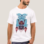 Samurai Maske mit Ghost T-Shirt (Vorderseite)