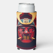 Samurai-Maske Selters Dosenkühler (Seltzer Vorderseite)