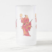 Samurai Mattglas Bierglas (Mittel)