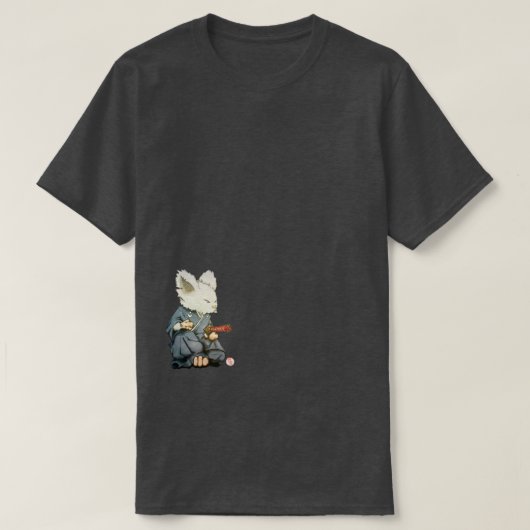 Samurai-Maus in Tatehiza T-Shirt (Design vorne)