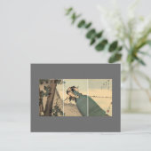 Samurai mit Riesenglocke um 1890 Postkarte (Stehend Vorderseite)
