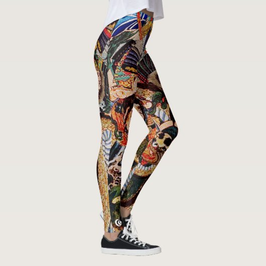 Samurai-Mords-Tiere Leggings (Rechts)