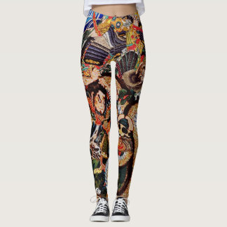 Samurai-Mords-Tiere Leggings