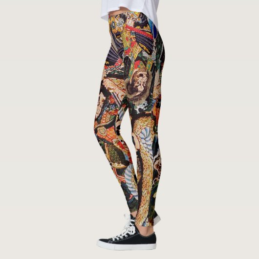 Samurai-Mords-Tiere Leggings (Links)