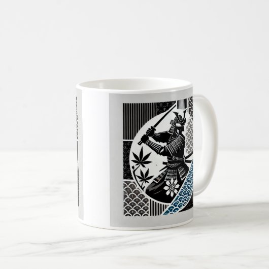 Samurai Mug Kaffeetasse (VorderseiteRechts)
