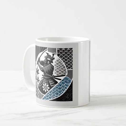 Samurai Mug Kaffeetasse (Vorderseite Links)