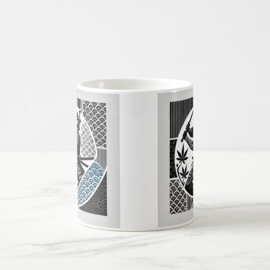 Samurai Mug Kaffeetasse (Mittel)