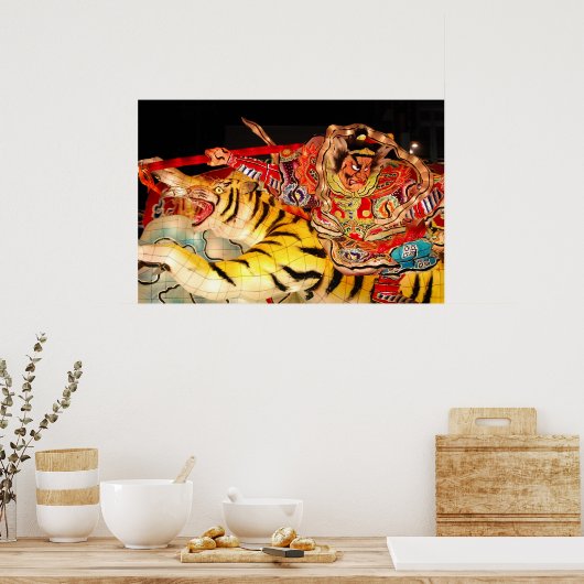 Samurai Nebuta Float Print Poster (Küche)