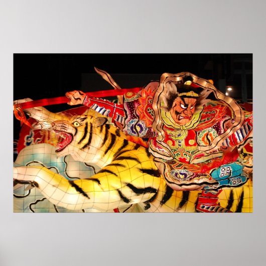 Samurai Nebuta Float Print Poster (Vorne)