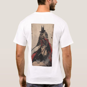 Samurai Ninja Dark Knight Poised mit einem Katana T-Shirt