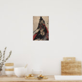 Samurai Ninja Dark Knight Poster - Schwert-Pose (Küche)