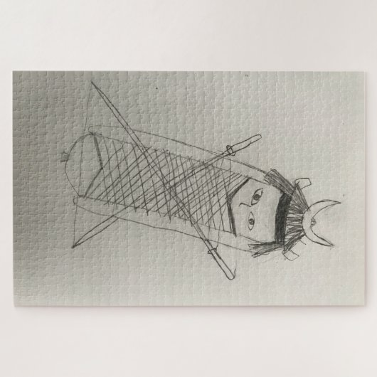 Samurai ninja Hotdog Puzzle (Horizontal)