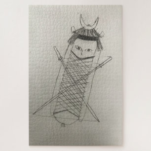 Samurai ninja Hotdog Puzzle