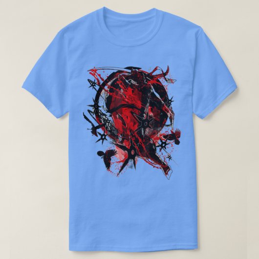 samurai ninja Samurai Katana Ramen Ninja Kimono T-Shirt (Design vorne)