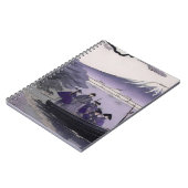 Samurai Notebook Mount Fuji Japanese Art Notizblock (Linke Seite)