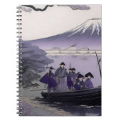 Samurai Notebook Mount Fuji Japanese Art Notizblock (Vorderseite)