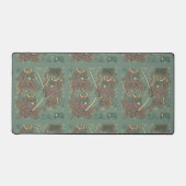 Samurai Octopus with VR Headset Schreibtischunterlage (Vorderseite)