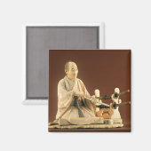 Samurai, Okinomo, Edo-Periode Magnet (Vorderseite/Rückseite)
