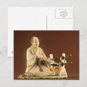 Samurai, Okinomo, Edo-Periode Postkarte (Vorne/Hinten)