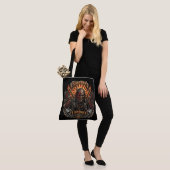Samurai-Oni-Biker-Tasche für Frauen Tasche (Am Model)