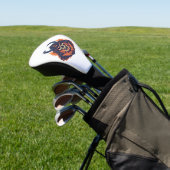 Samurai-Oni-Schädel Golf Headcover (In SItu)