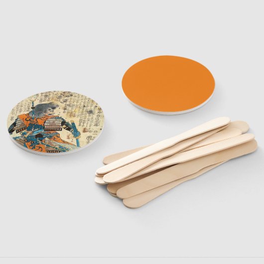 Samurai Orenji Fächer (Non-assembled)