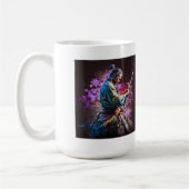 Samurai Painting Classic Tasse, 15 oz Kaffeetasse (Links)