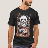 Samurai Panda: Bamboo Guardian T-Shirt (Vorderseite)