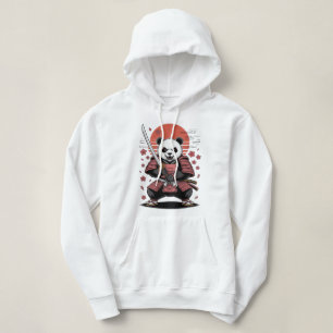 Samurai-Panda-Bär Erwachsener Pullover Hoodie
