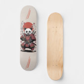 Samurai-Panda-Bär-Krieger-Skateboard Skateboard (Vorderseite)
