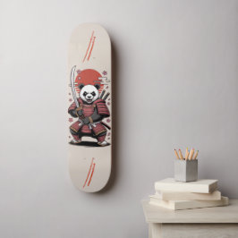 Samurai-Panda-Bär-Krieger-Skateboard Skateboard