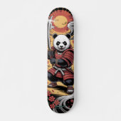 Samurai Panda Bear warrior Skateboard (Vorne)