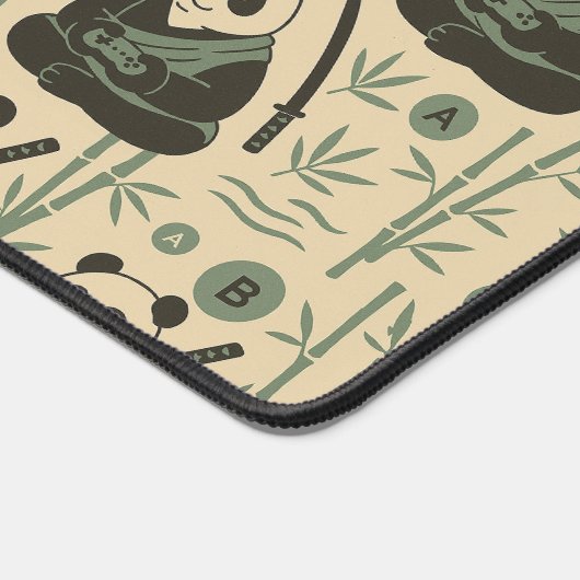 Samurai Panda Gaming  Schreibtischunterlage (Ecke)