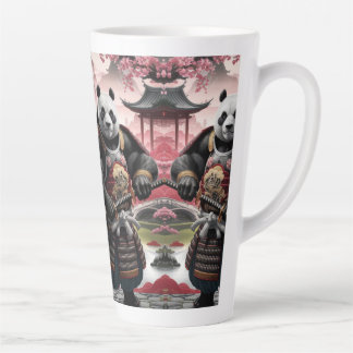 Samurai Panda in der traditionellen chinesischen L Milchtasse