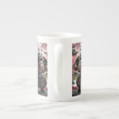 Samurai Panda in der traditionellen chinesischen L Porzellantasse (Rückseite)