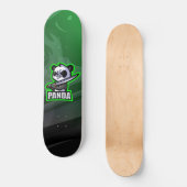 Samurai Panda Mascot Esport Skateboard (Vorderseite)
