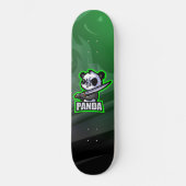 Samurai Panda Mascot Esport Skateboard (Vorderseite)