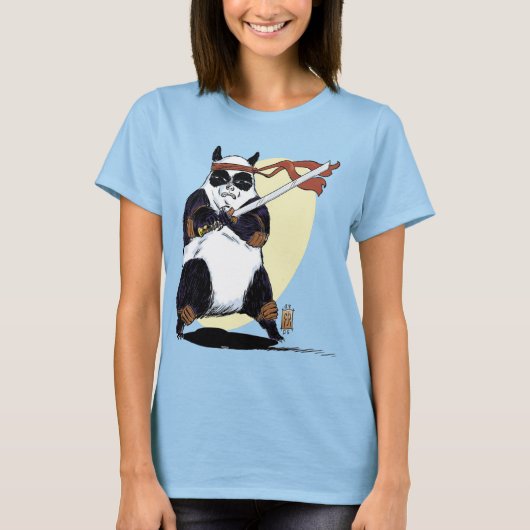 Samurai Panda T-Shirt (Vorderseite)