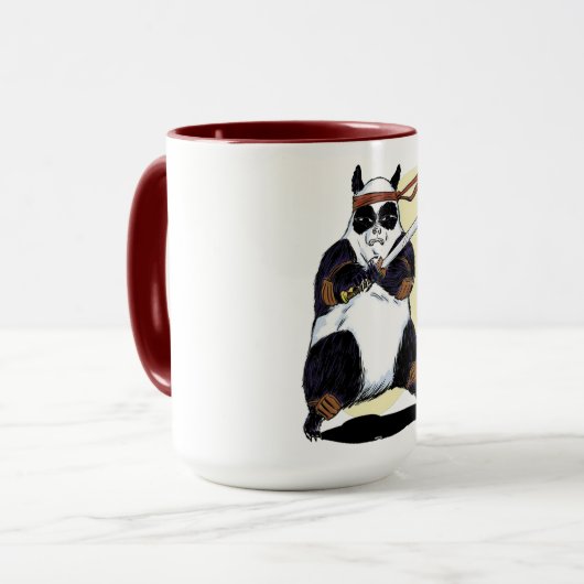 Samurai-Panda Tasse (Vorderseite Links)