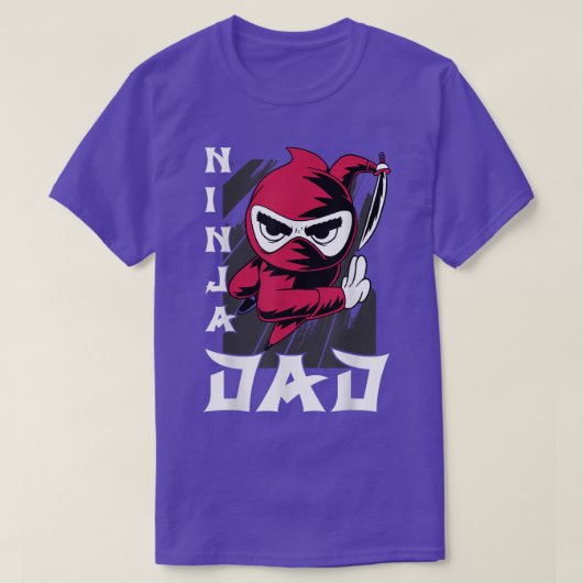 Samurai - Pater Ninja Vater T - Shirt Copy Copy Co (Design vorne)