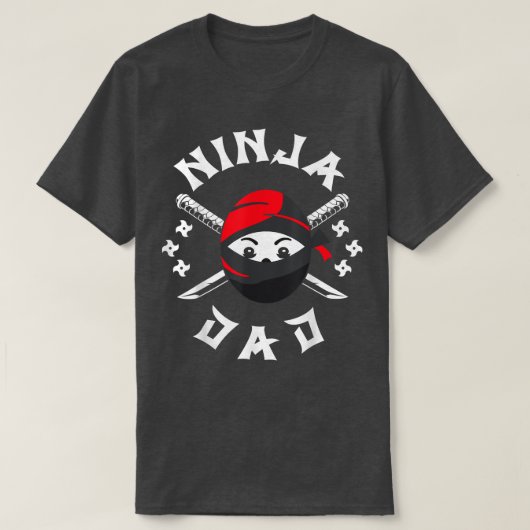 Samurai - Pater Ninja Vater T - Shirt Copy Copy Co (Design vorne)