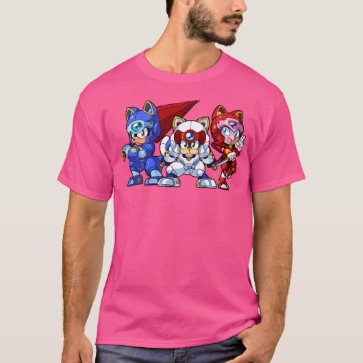 Samurai Pizza Cats Trio T-Shirt (Vorderseite)