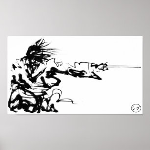 Samurai-Plakat Poster