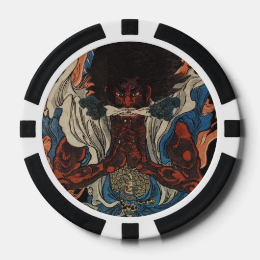 Samurai Pokerchips (Vorderseite)