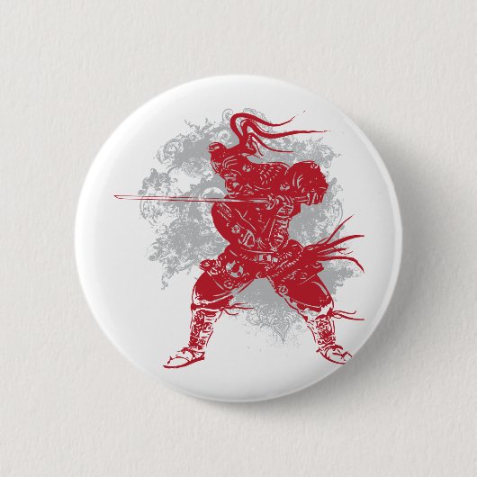 Samurai-Pose Button (Vorderseite)