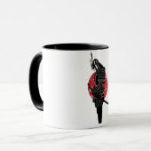Samurai-Pose Tasse (Vorderseite Links)