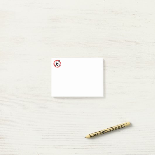 Samurai Post-it Klebezettel (Auf Schreibtisch)