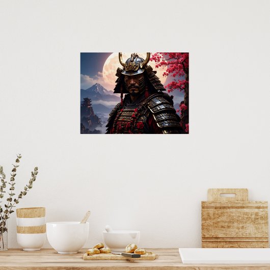 Samurai Poster (Küche)